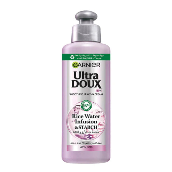 Ultra Doux Rice Water Infusion & Starch, Leave In Cream, for Long Hair 200 ML