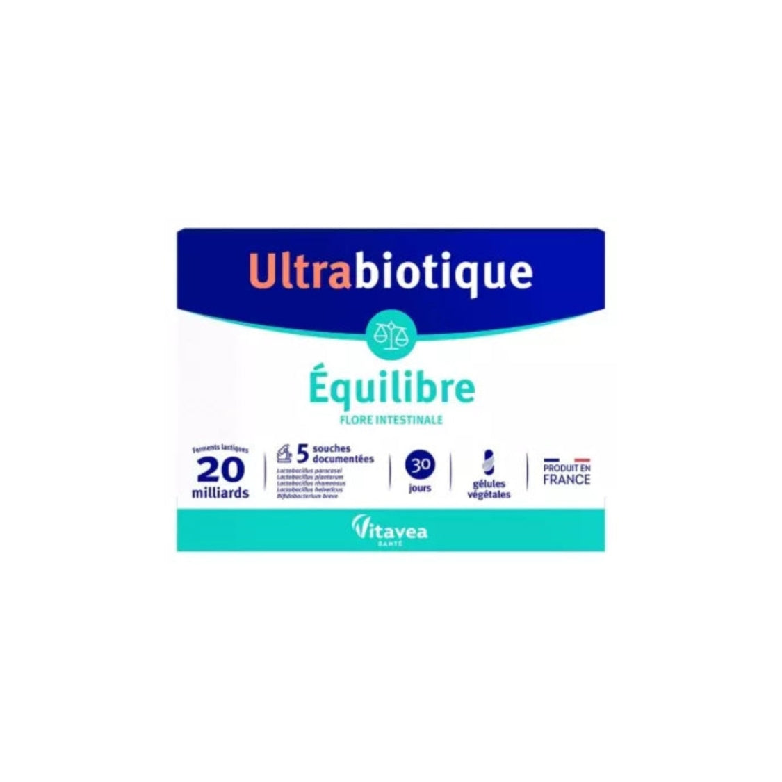 Ultrabiotique Balance 30 Vegetable Capsules