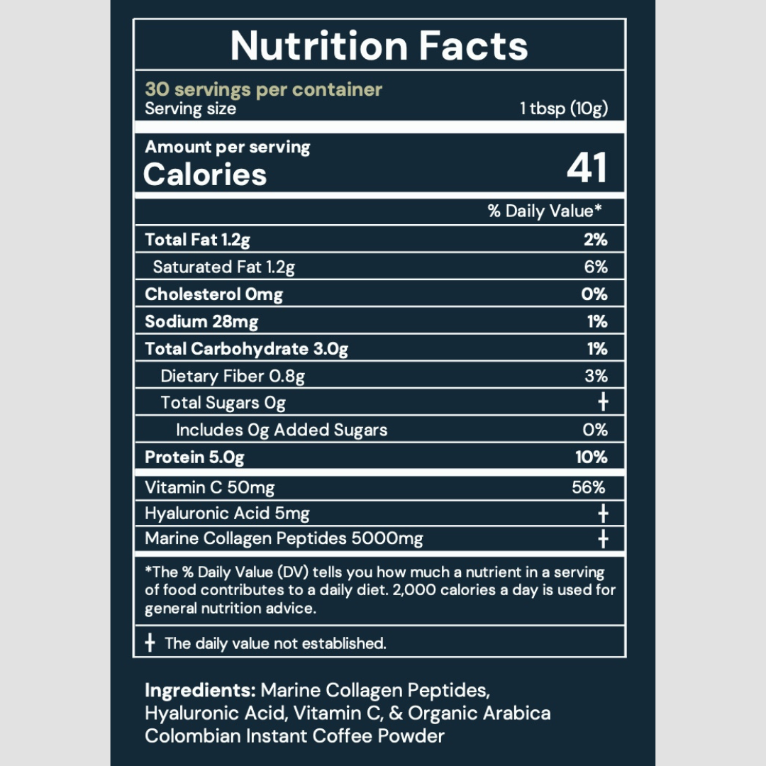Collagen Coffee Individual Sachet
