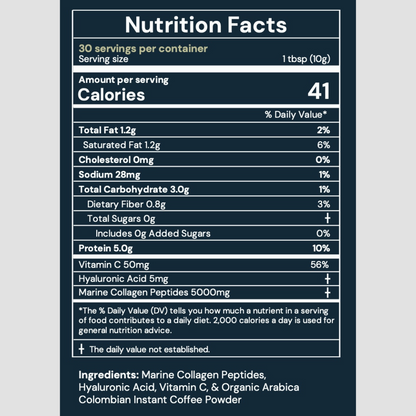 Collagen Coffee Individual Sachet