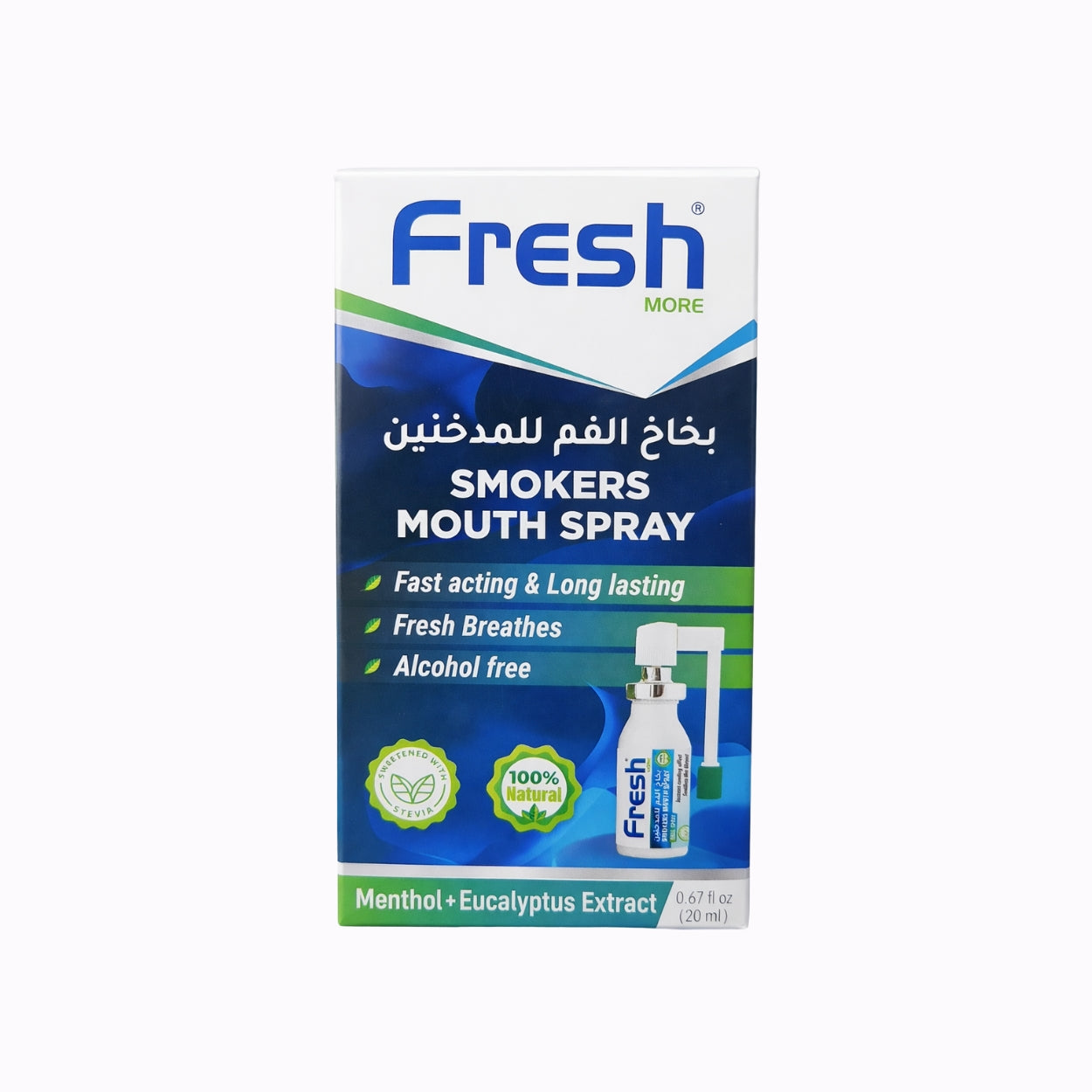 Smokers mouth spray 20mL - Menthol & Eucalyptus