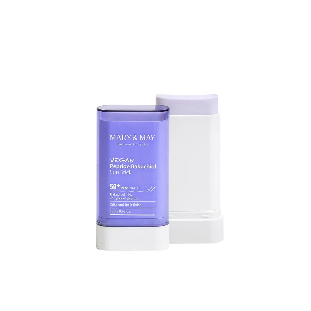 Mary & May Vegan Peptide Bakuchiol Sun Stick SPF50+ PA++++ 18G