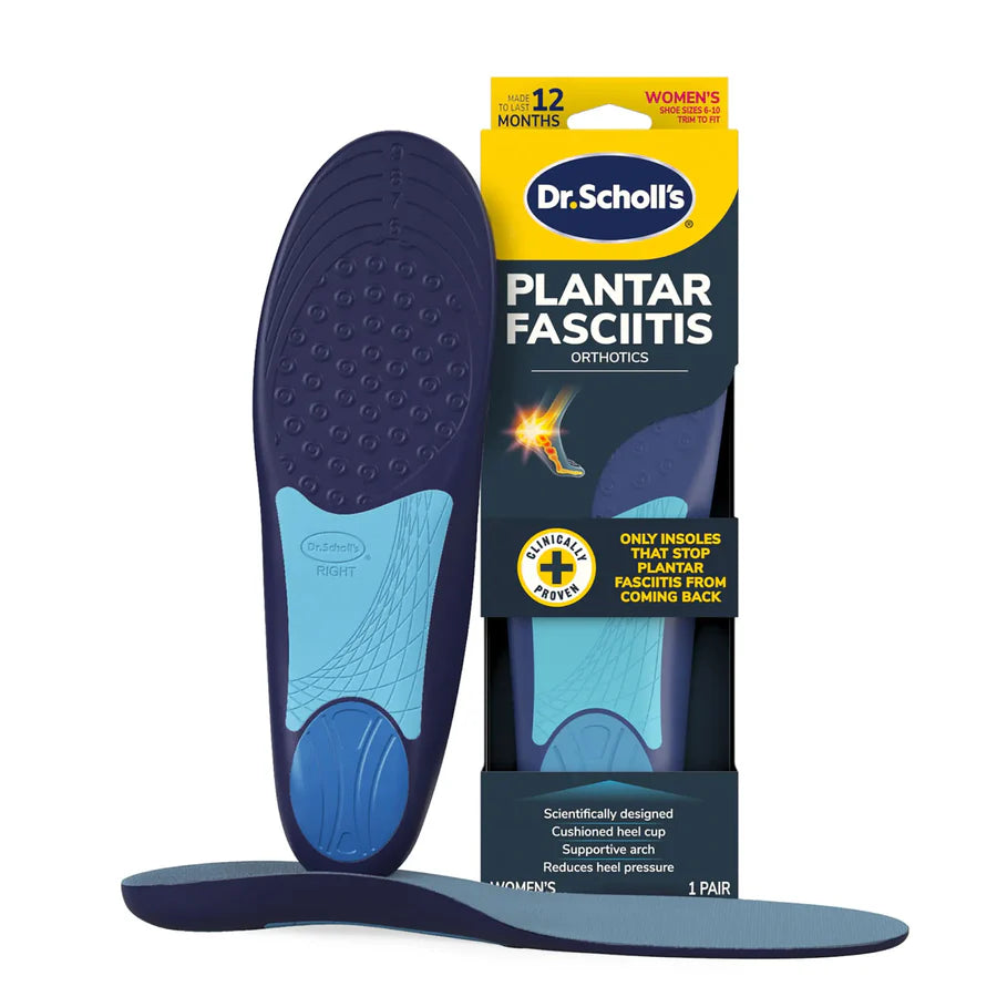 Pain Relief Plantar Fasciitis 1 Pair Women Shoe Size 6-10 Trim to Fit