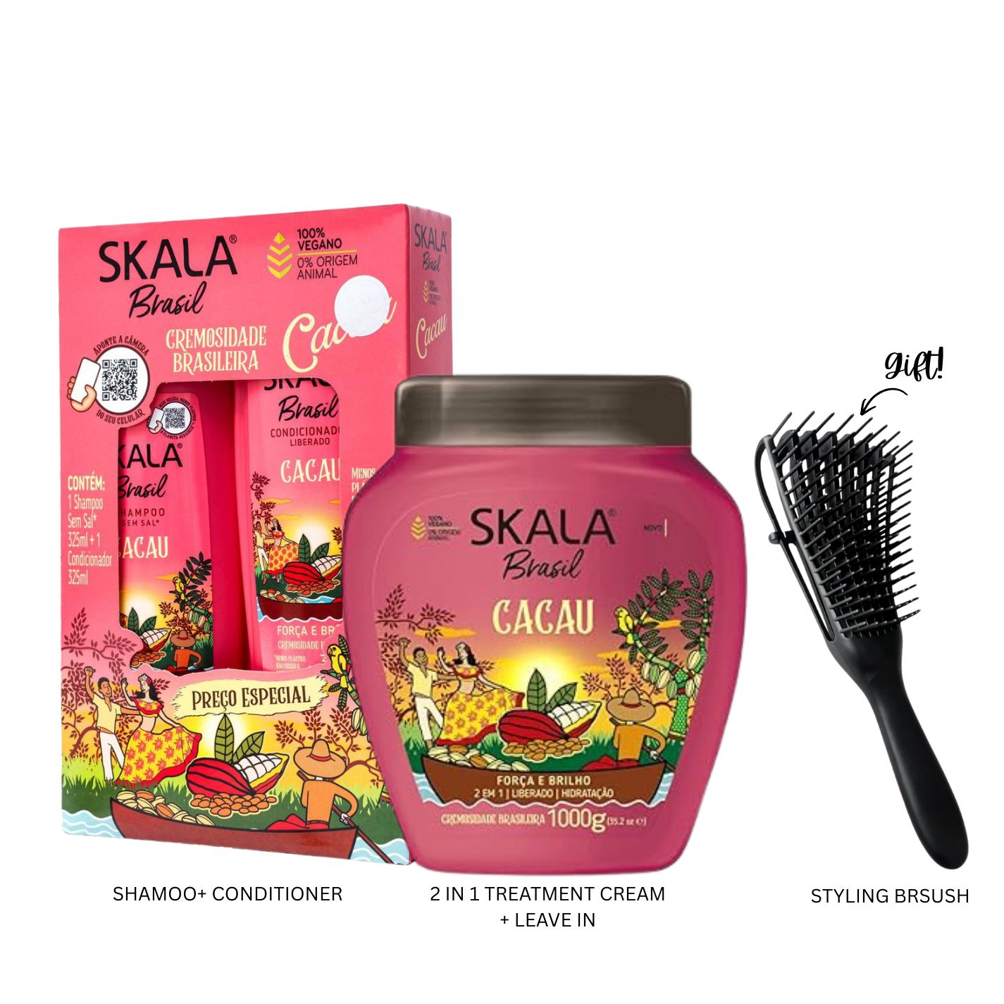 Brasil Cacau Nourishing Hair Care Set