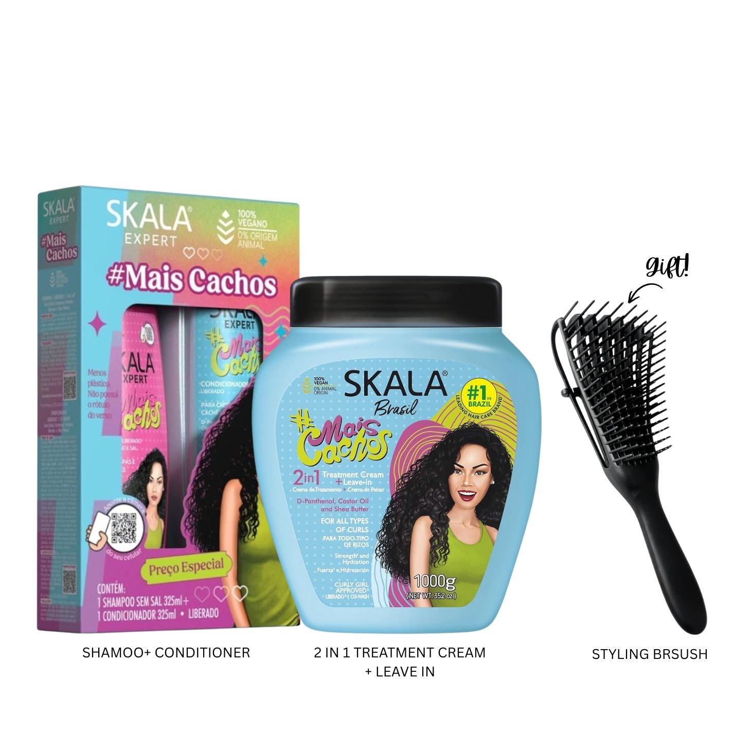 Mais Cachos Curl Nourish & Hydration Set