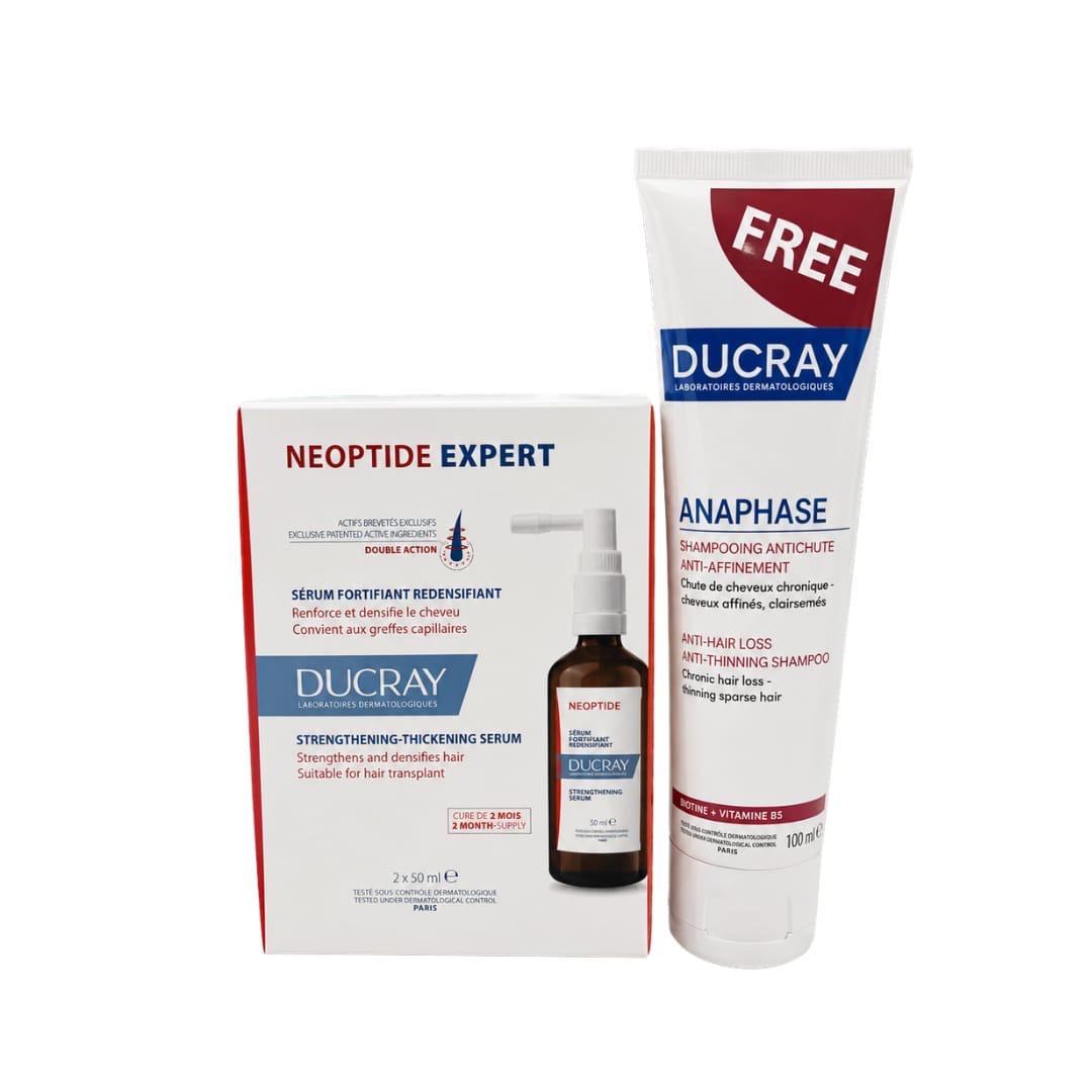 Buy Ducray Neoptide Expert Strengthening Thickening Serum 2X50 Ml Get Free Ducray Anaphase Anti Hair Loss Shampoo 100 Ml