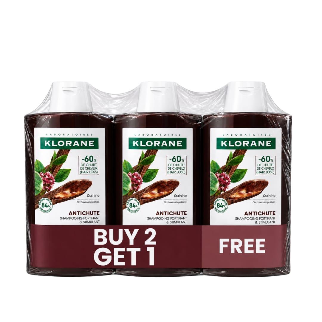 Buy 2 Klorane Quinine Anti Hair Loss Shampoo 400 Ml Get Free Klorane Quinine Anti Hair Loss Shampoo 400 Ml