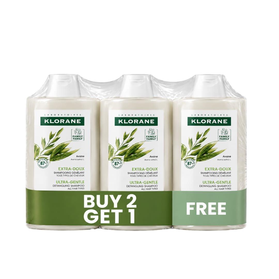 Buy 2 Klorane Ultra Gentle Shampoo 400 Ml Get Free Klorane Ultra Gentle Shampoo 400 Ml