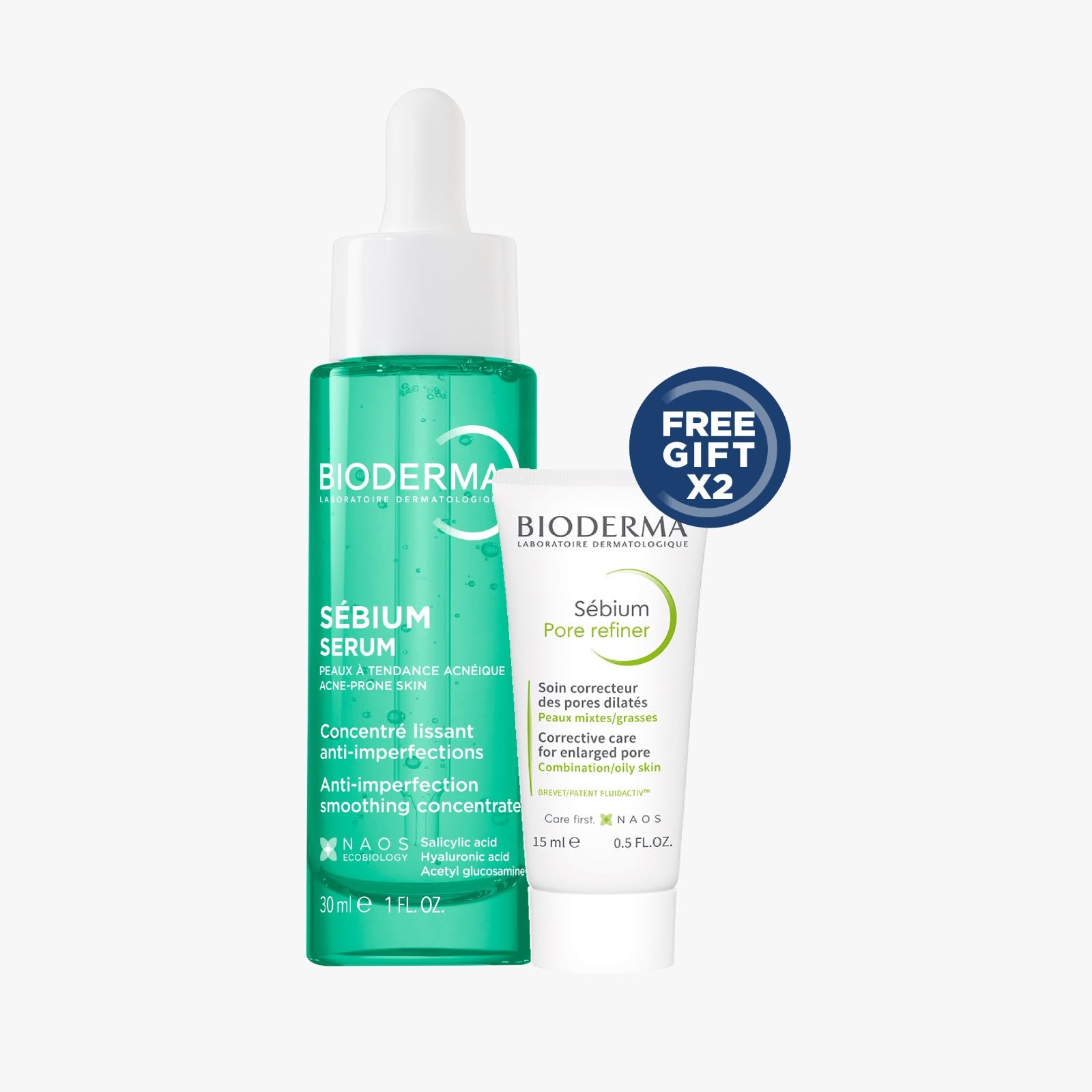 Buy One Sebium Serum Anti Imperfection 30 Ml Get 2 Sebium Pore Refiner 15 ML for Free
