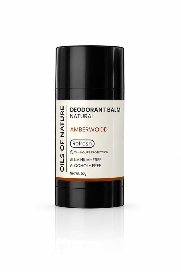Oils Of Nature Amberwood Deodorant Balm 50 G