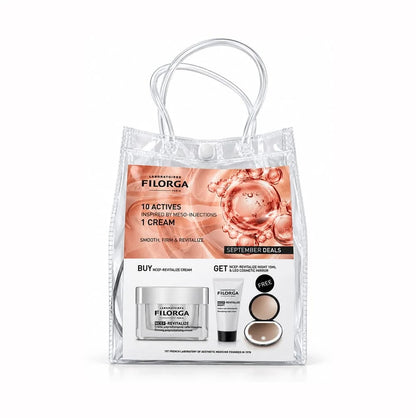 Buy NCEF-Revitalize Cream 50mL Get 1 NCEF-Revitalize Night 15mL and an LED Mirror for FREE