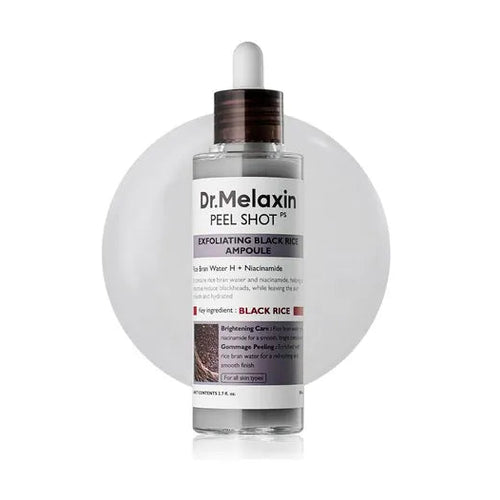 Dr.Melaxin Peel Shot Exfoliating Black Rice Ampoule 80 Ml