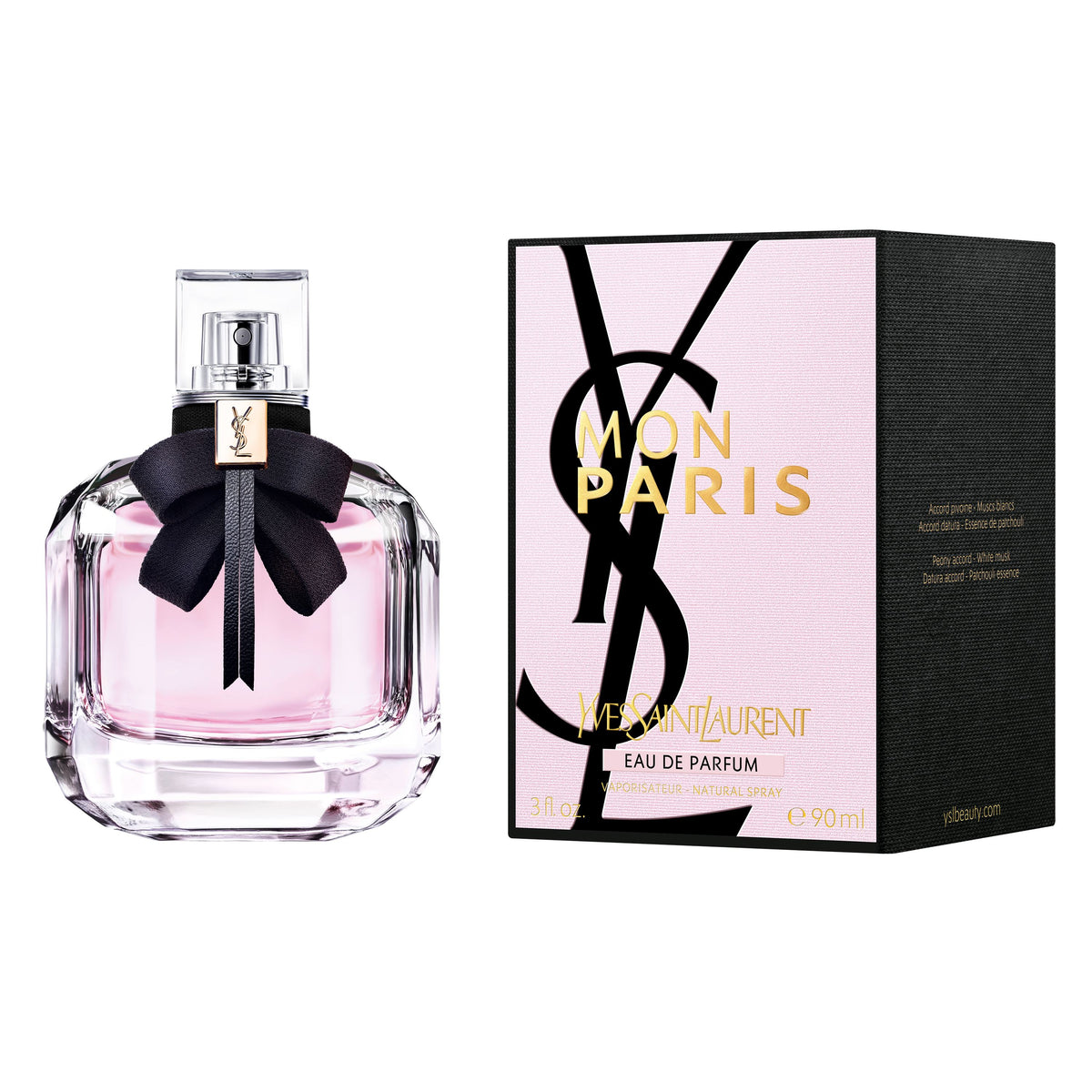 Yves Saint Laurent Mon Paris Eau de Parfum 90ml bottle and box
