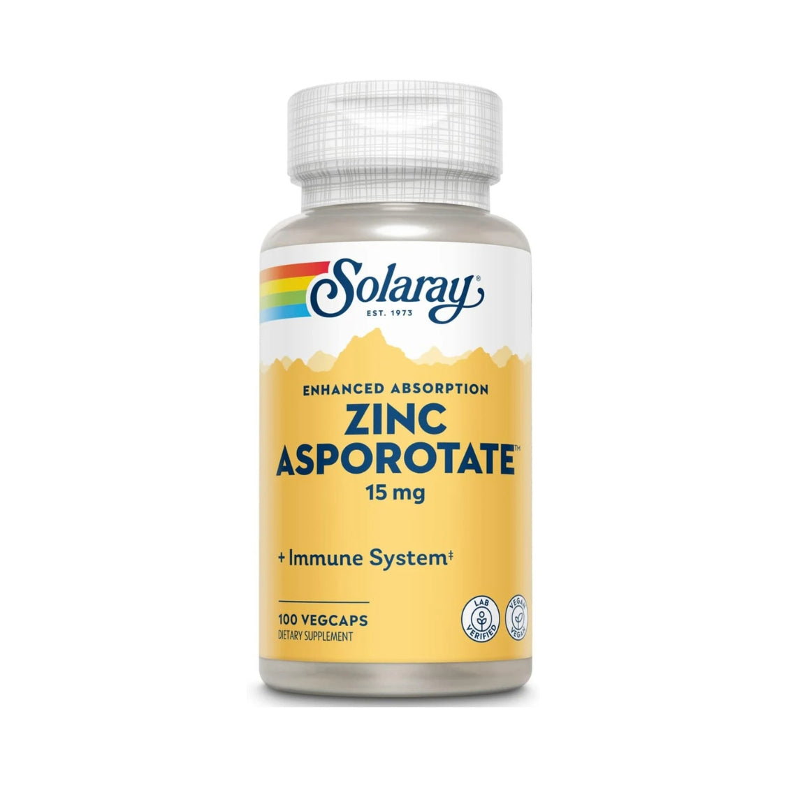 Zinc Asporotate 15 Mg 100 Vegcaps