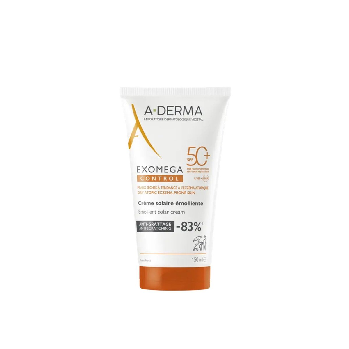 Exomega Control Emollient Sun Cream SPF50+ 150ml