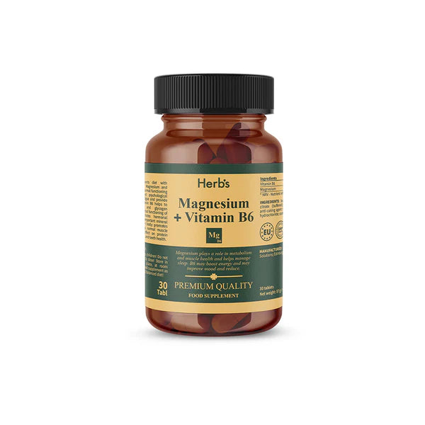 Magnesium + Vitamin B6 30 Tablets