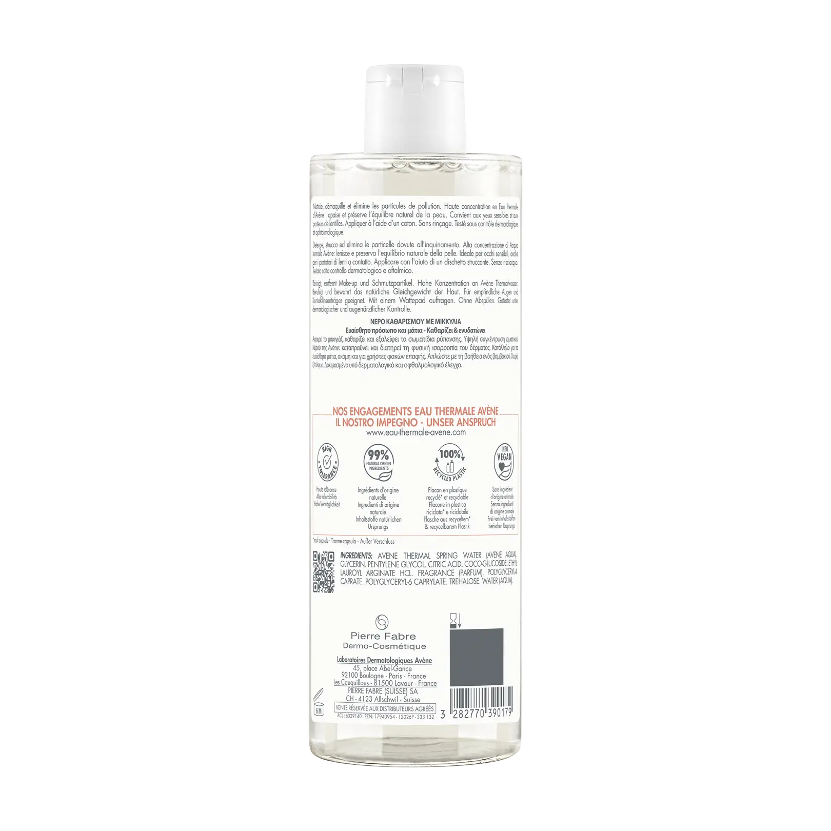 Avene Makeup Removing Micellar Water 400 ML