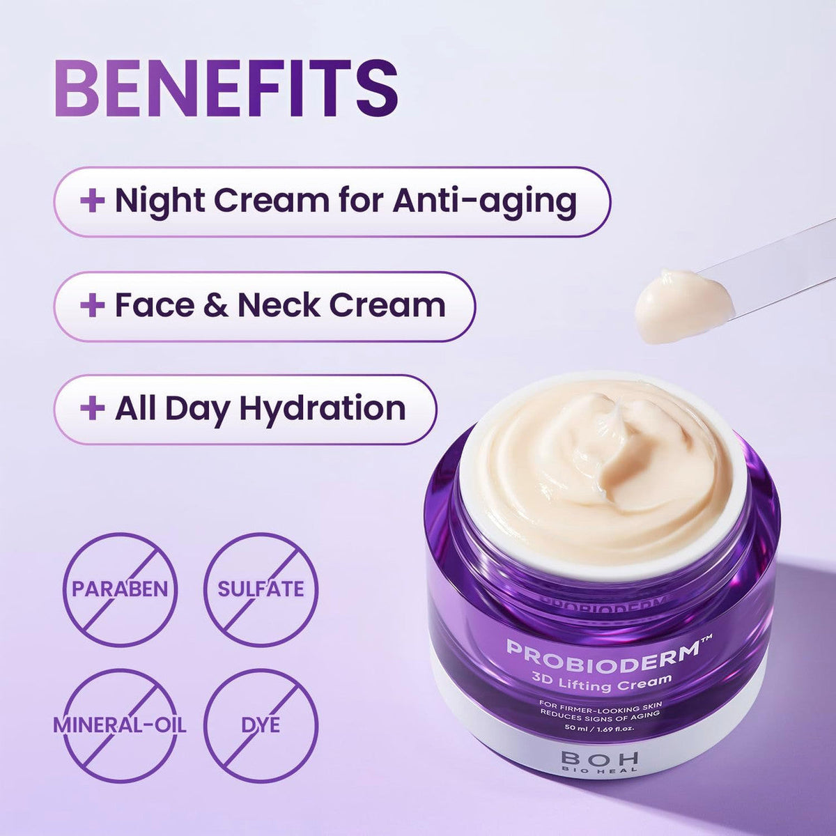 BIOHEAL BOH Probioderm 3D Lifting Cream benefits