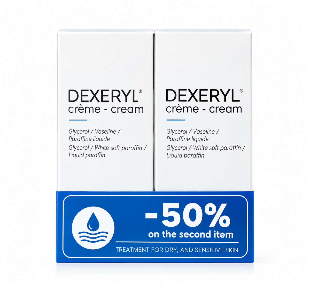 Dexeryl Emollient Cream 250g Buy 1 and get 50% off the 2nd.