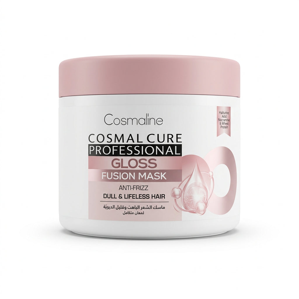 Cosmaline Cosmal Cure Professional Gloss Fusion Mask – 450 mL actual supplier front packaging