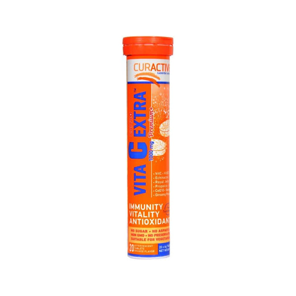 Vita C Extra 1000 Mg 20 Effervescent Tablets
