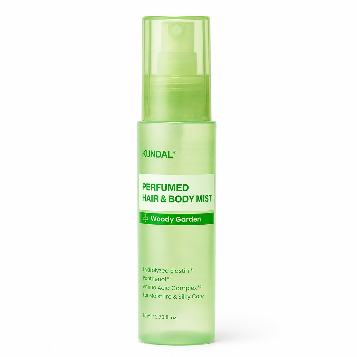 KUNDAL Perfumed Hair & Body Mist – Woody Garden 80ml