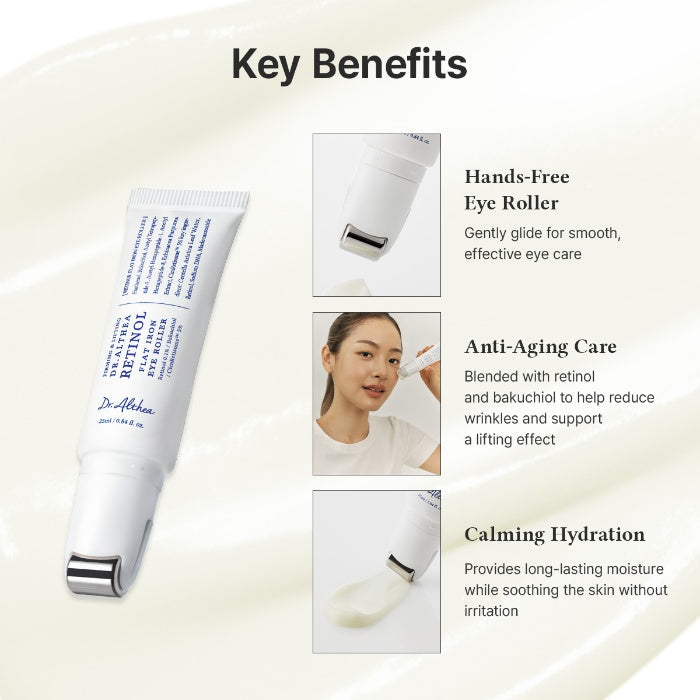 Dr.Althea Retinol Flat Iron Eye Roller benefits