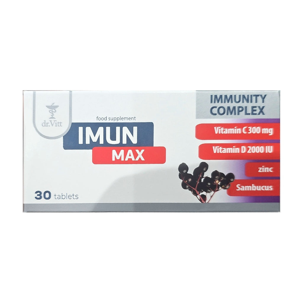 dr.Vitt IMUN MAX Immunity Complex 30 tablet front package