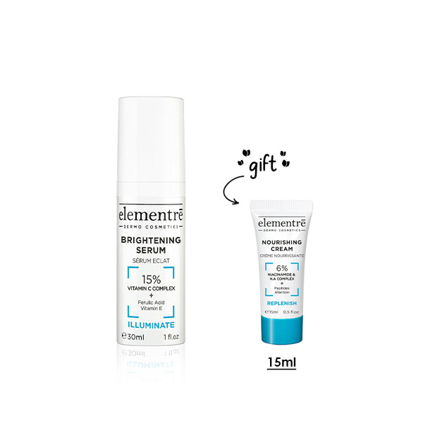 15% Vit. C Comp Ferulic + Vit E Brightening Serum 30 ML + Free Gift