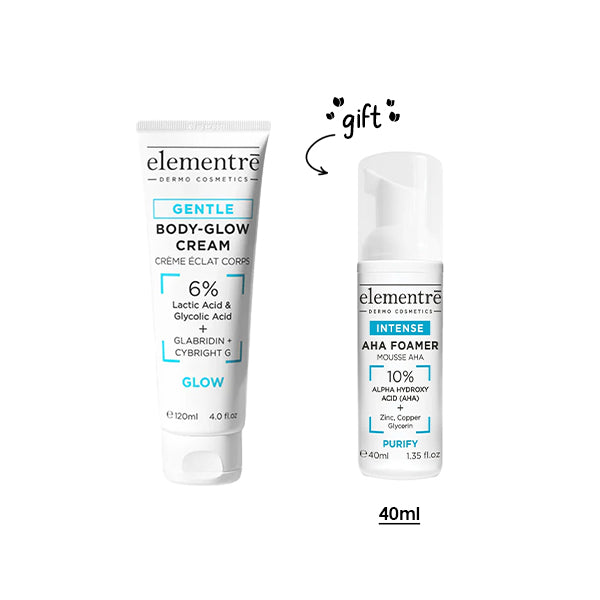 Gentle Body-Glow Cream - 6% Lactic & Glycolic Acid + Free Gift