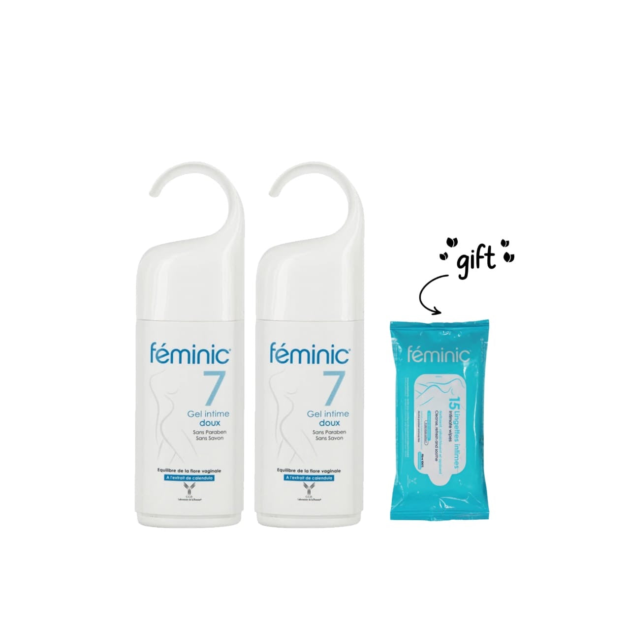 2 x Hominic Soothing Intimate Hygiene For Men + Free Intimate Wipes