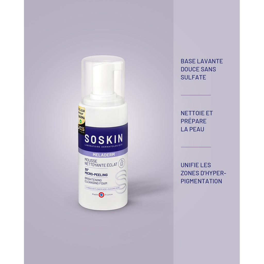 SOSKIN Meladerm Brightening Cleansing Foam benefits