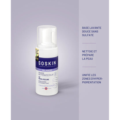 SOSKIN Meladerm Brightening Cleansing Foam benefits