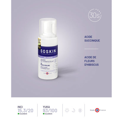 SOSKIN Meladerm Brightening Cleansing Foam key actives