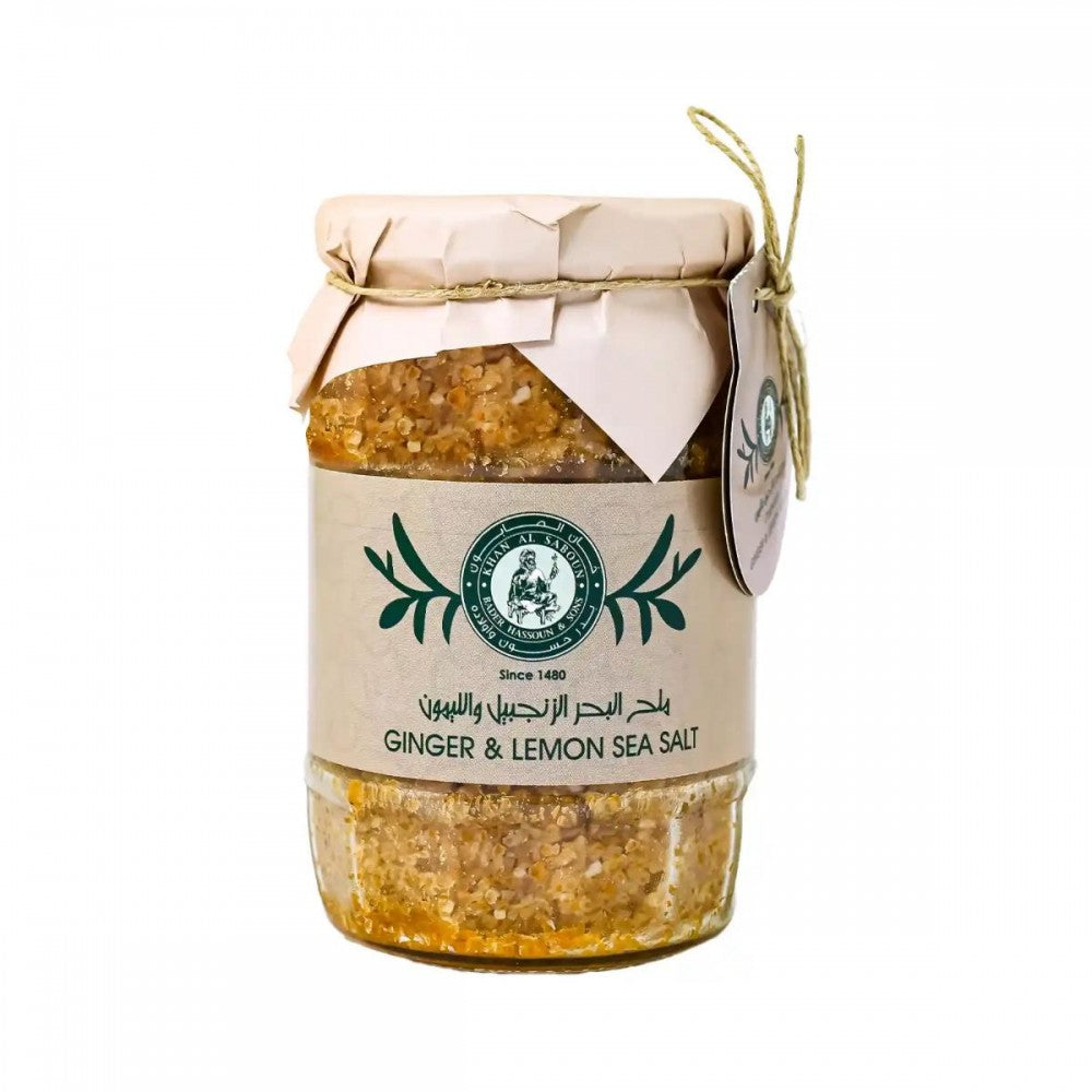 Khan Al Saboun Ginger & Lemon Sea Salt – 350g