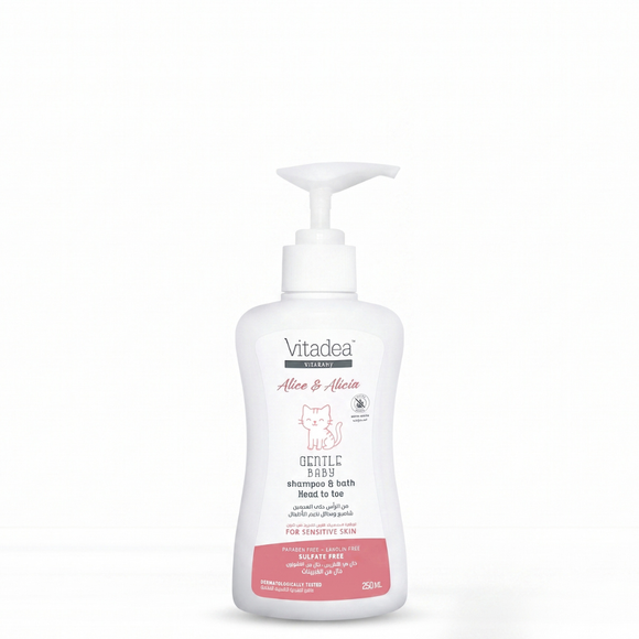 Vitadea Alice & Alicia Gentle Baby Shampoo & Bath Head To Toe 250 ML