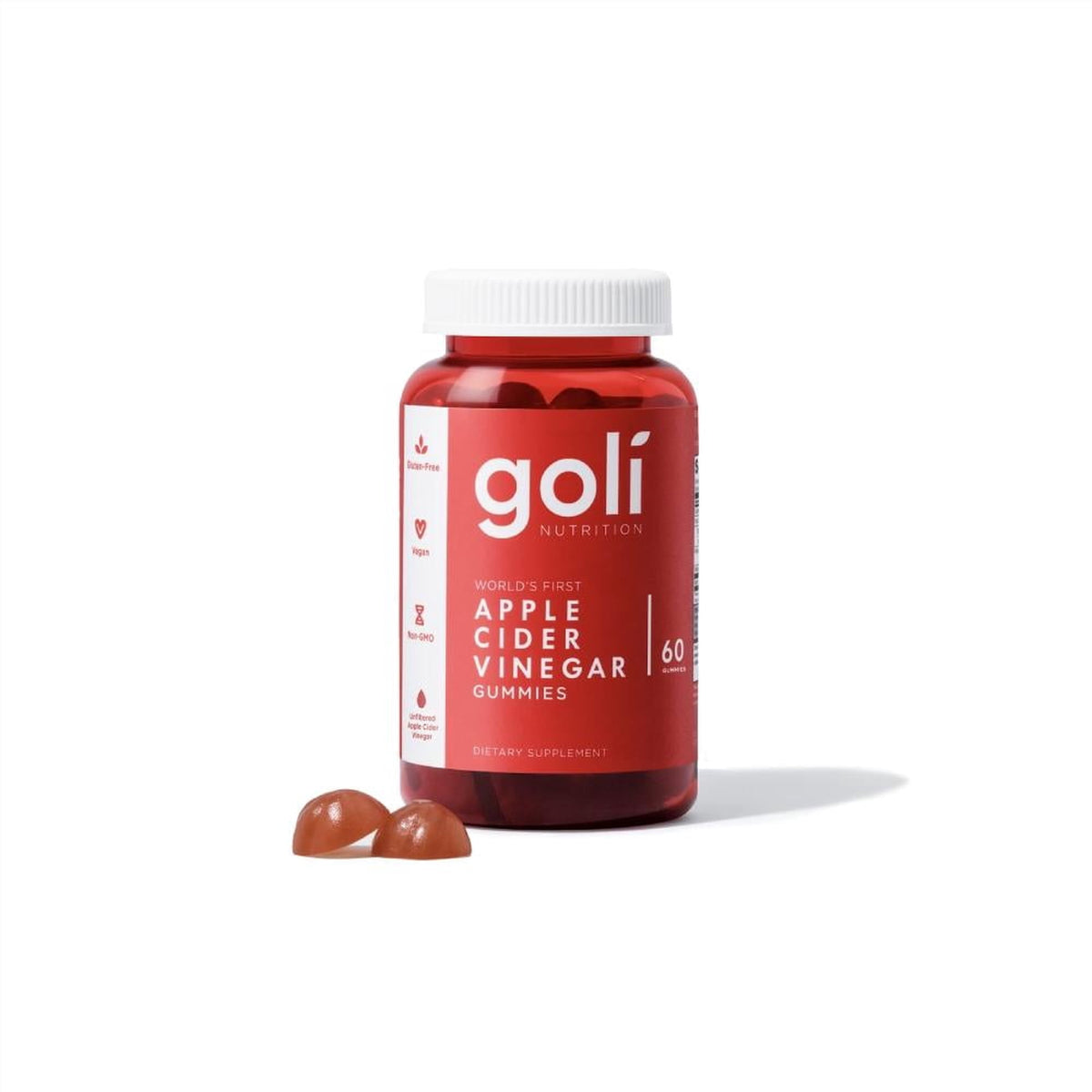 Goli Apple Cider Vinegar Gummies 60 Gummies