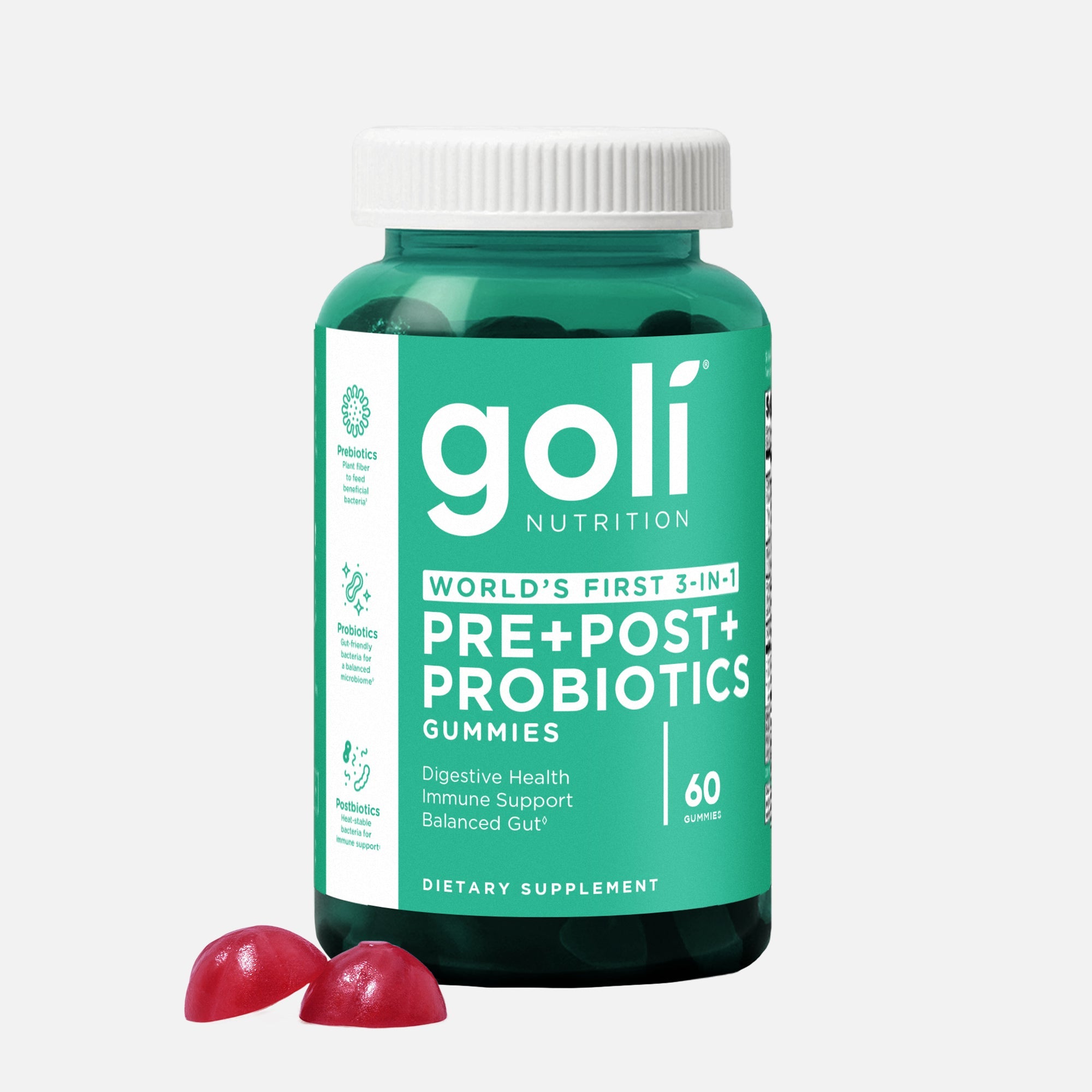 Goli Pre+Post+Probiotics Gummies 60 Gummies