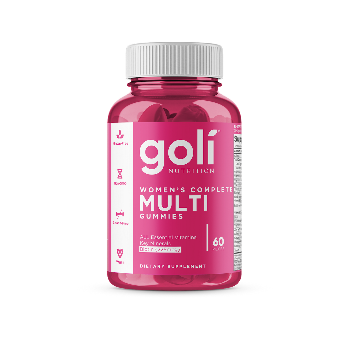 Goli Women's Complete Multi Gummies 60 Gummies