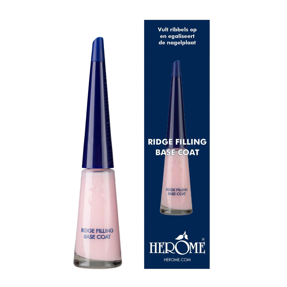 Herome Ridge Filling Base Coat 10ml bottle and carton on white background