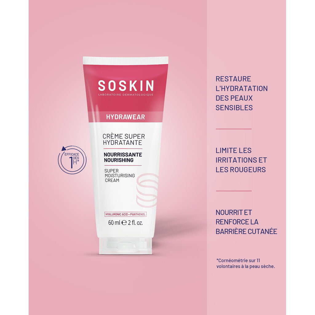 SOSKIN Hydrawear Super Moisturizing Cream benefits