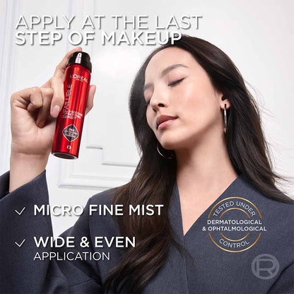 L’Oréal Infallible 3-Second Setting Mist application instructions