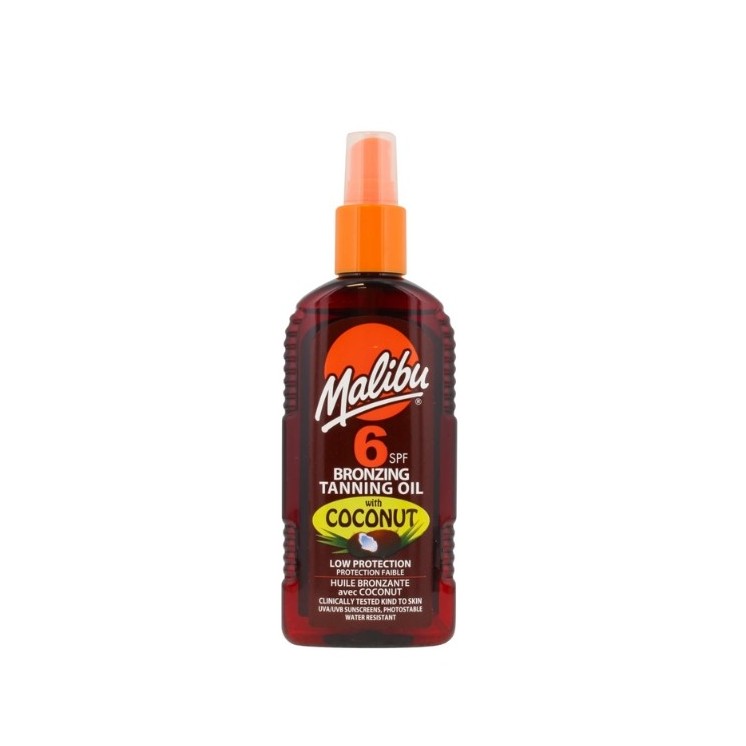 SPF6 Bronzing Tanning Oil-Coconut- 200 ML