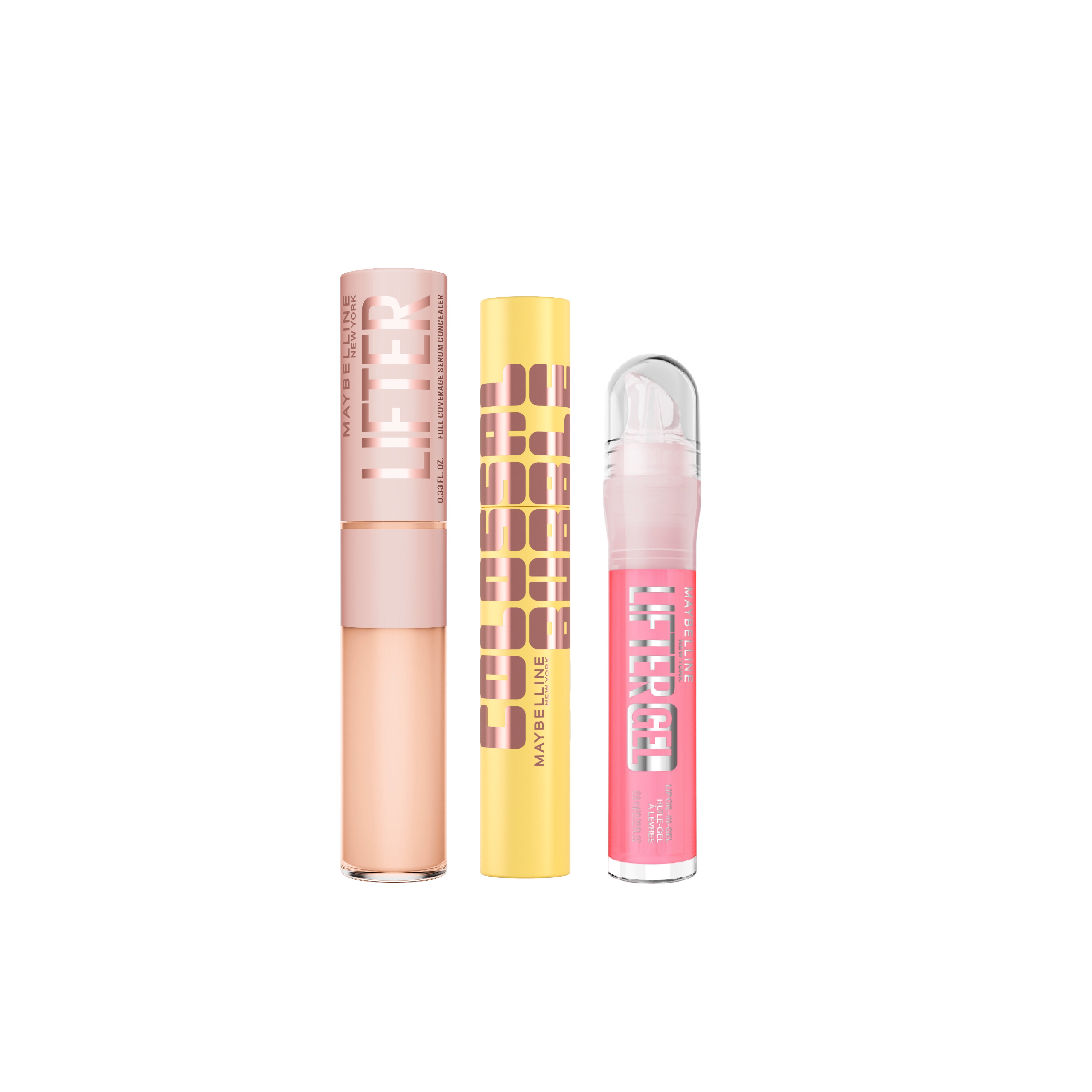 Brave Together – Lifter Concealer + Colossal Bubble + Lifter Gel Bundle – official product packshot