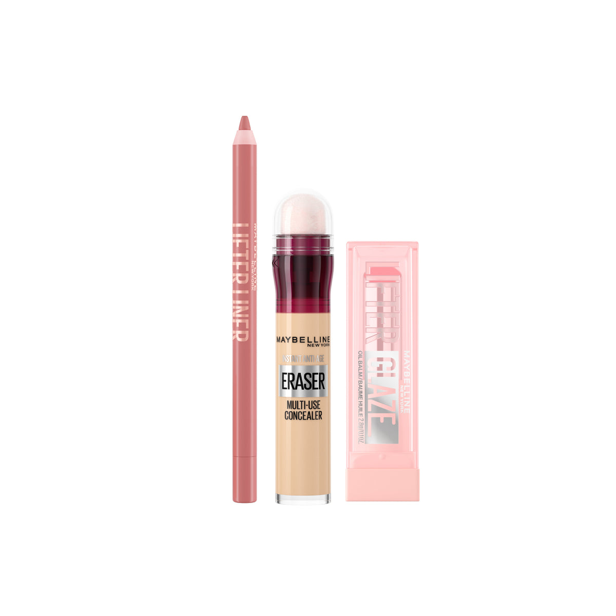 Brave Together – Age Rewind Concealer + Lifter Liner + Lifter Glaze Bundle – official product packshot