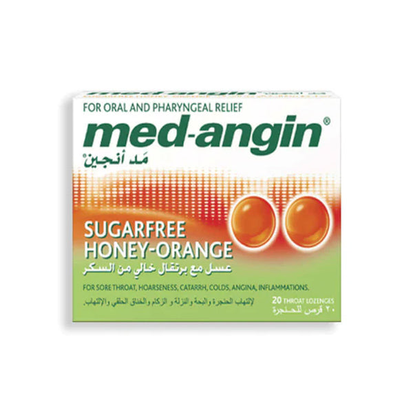 Sugar Free Honey Orange 20 Lozenges