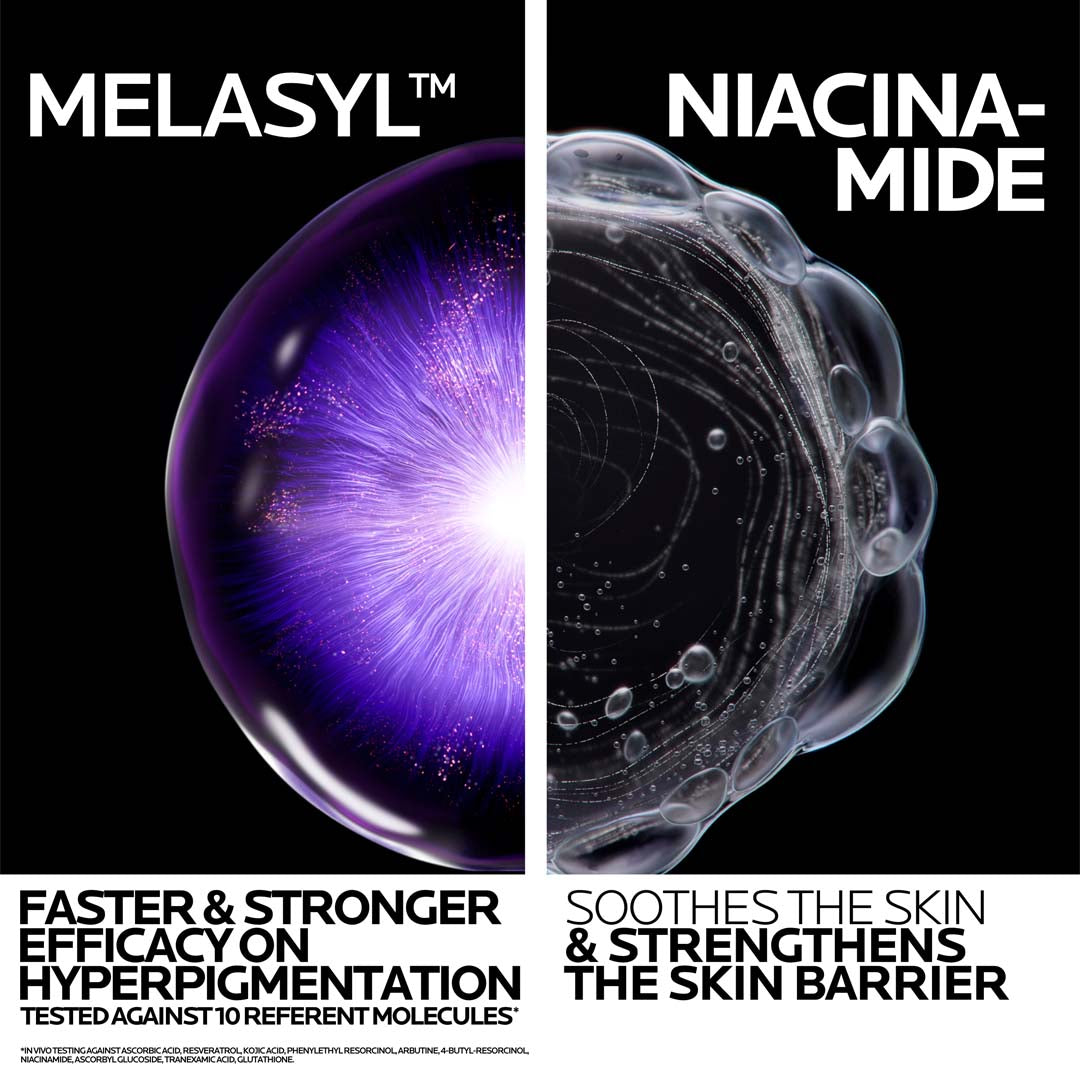 Melasyl and niacinamide active ingredients in Mela B3 Double Dose