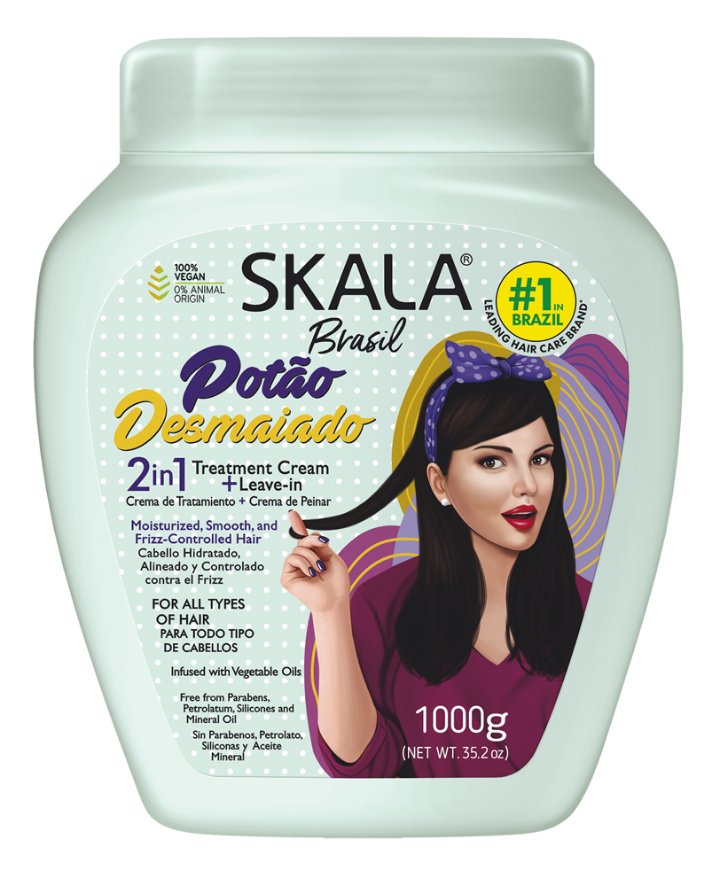 Brasil Potao Desmaiado 2 In 1 Treatment and Leave In 1000 G