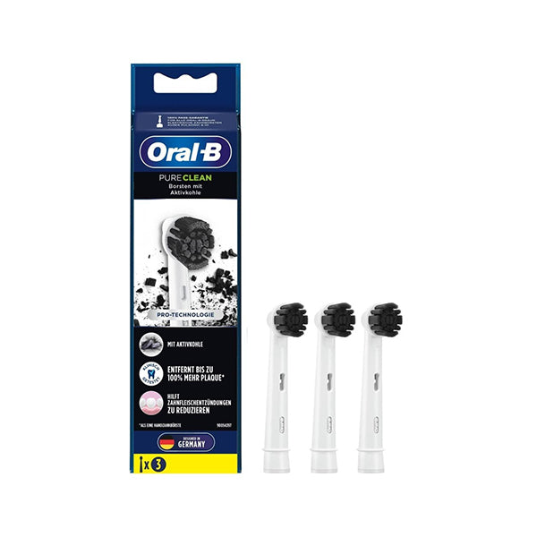 Pureclean Brush with Charcoal Infused Bristles X3