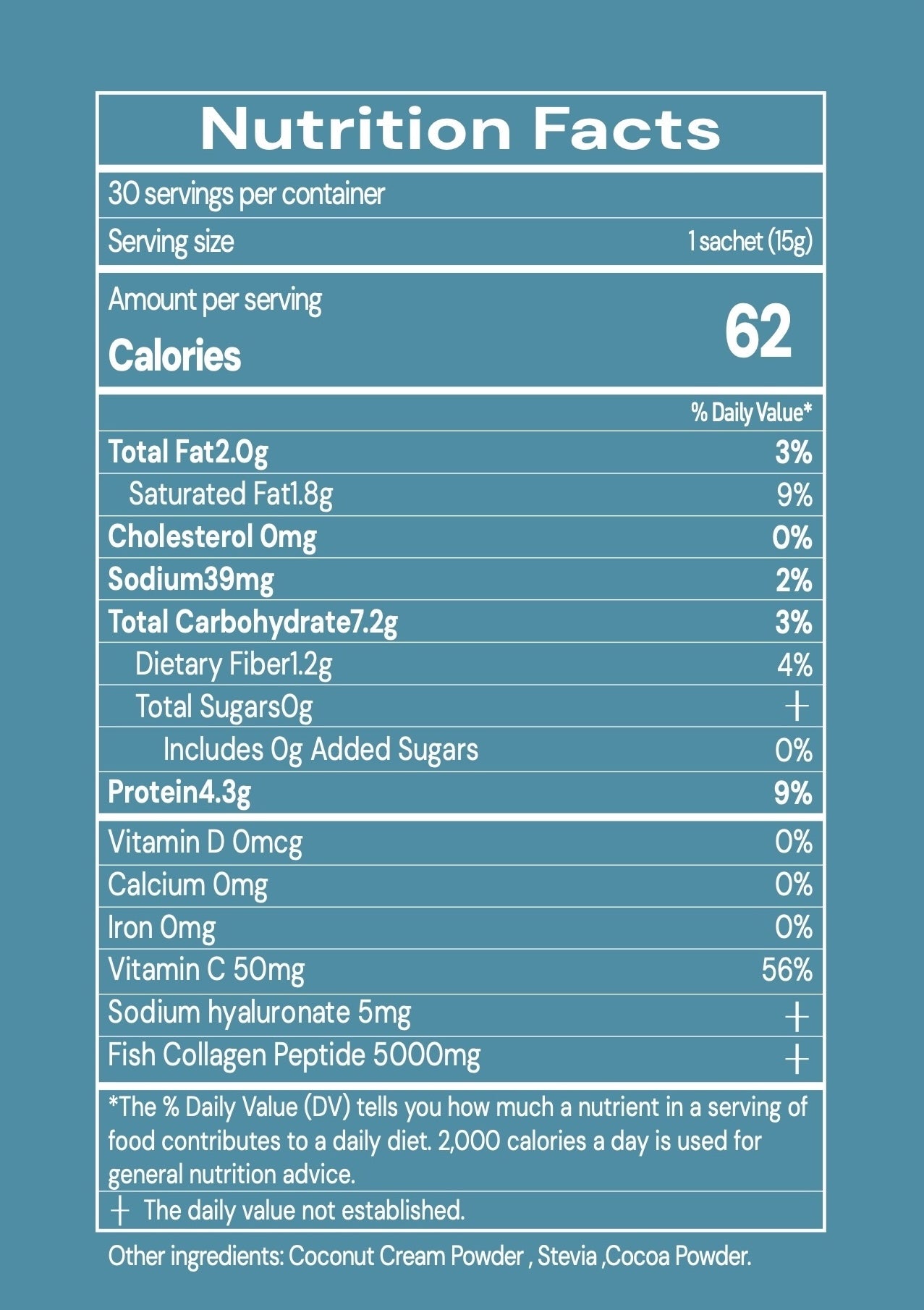 Collagen Chocolate Individual Sachet
